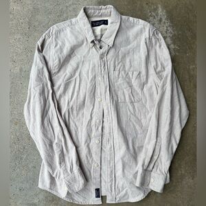 Abercrombie & Fitch Soft Button Tan Beige Pocket Shacket Men's XL